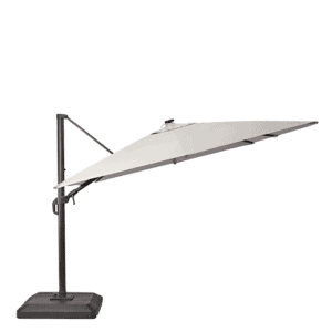 Parasol Lateral rectangular LED Sonora Taupe