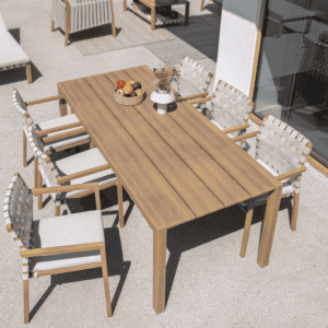 Mesa de comedor 6P de exterior OKINAWA